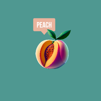 Peach 6 Pack Lollipops